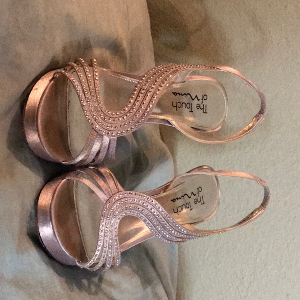 Touch of Viana silver heels